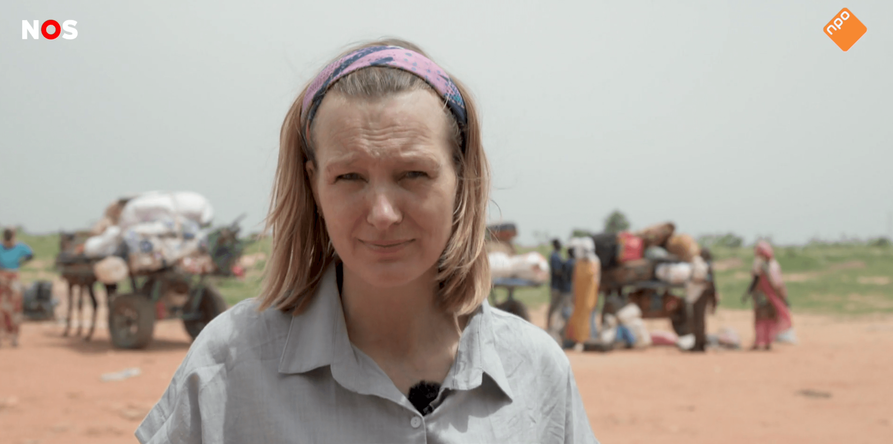 Elles van Gelder in Tsjaad.