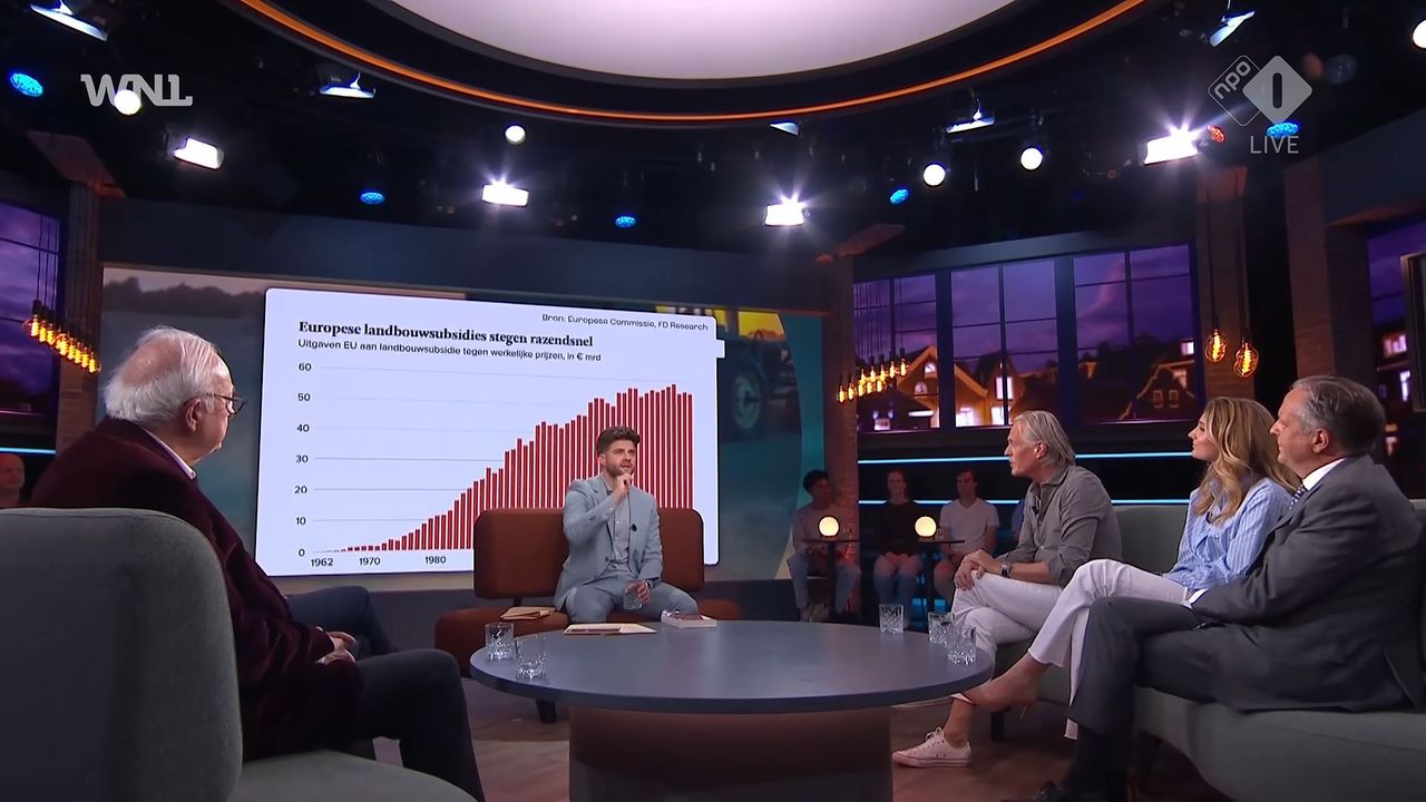 Schermafbeelding uitzending Goedenavond Nederland 20 augustus.